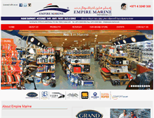 Tablet Screenshot of empire-marine.com